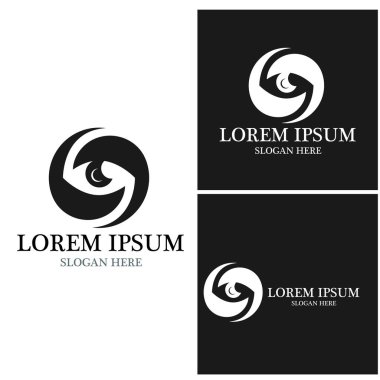 Marka Kimliği Kurumsal Göz Bakımı vektör logosu tasarımı