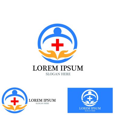 Tıbbi Sağlık Logosu Vektör Şablonu