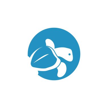 Kaplumbağa Logosu Resim Vektörü İllüstrasyonu