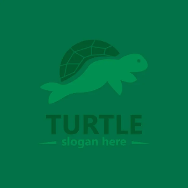 Schildkröte Logo Bild Vektor Illustration — Stockvektor