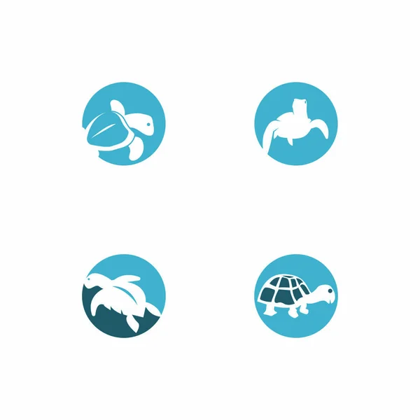 Turtle Logo Image Vector Illustration — Stock Vector