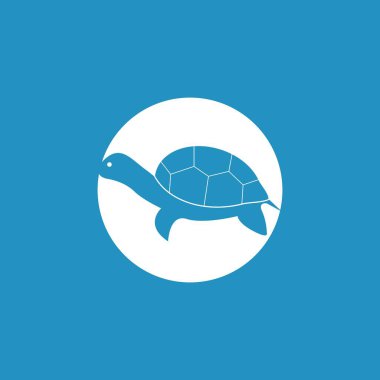 Kaplumbağa Logosu Resim Vektörü İllüstrasyonu