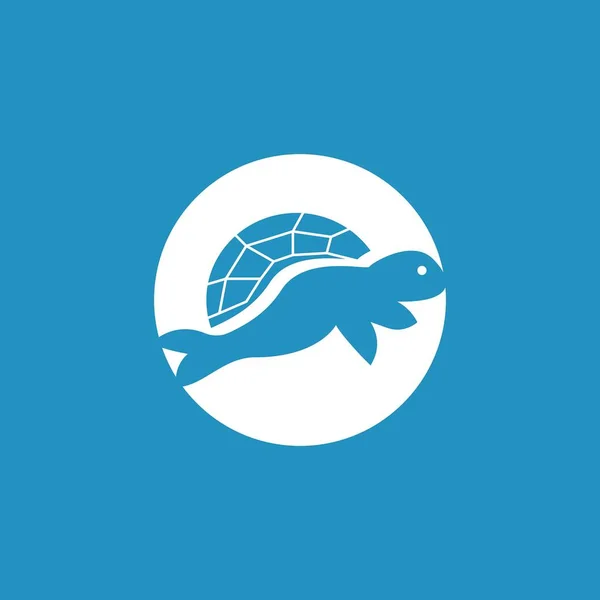 Imagem Logotipo Tartaruga Ilustração Vetorial — Vetor de Stock