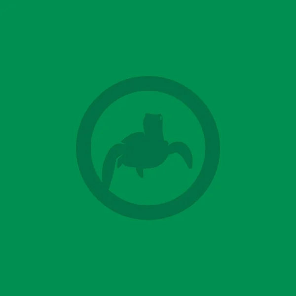 Turtle Logo Image Vector Illustration — 스톡 벡터