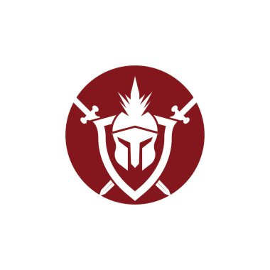 Spartan Logo Vektörü Sparta Logo Vektörü Spartan Logo Şablonu Simgesi Simgesi