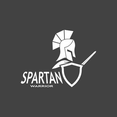 Spartan Logo Vektörü Sparta Logo Vektörü Spartan Logo Şablonu Simgesi Simgesi
