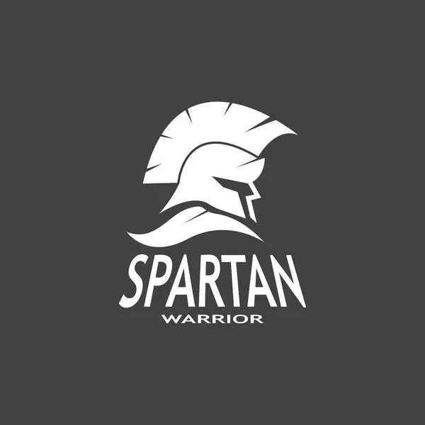 Spartan Logo Vector Sparta Logo Vector Spartan Helmet Logo Template — 스톡 벡터