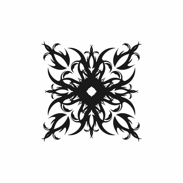 黑族纹身抽象符号模板 — 图库矢量图片