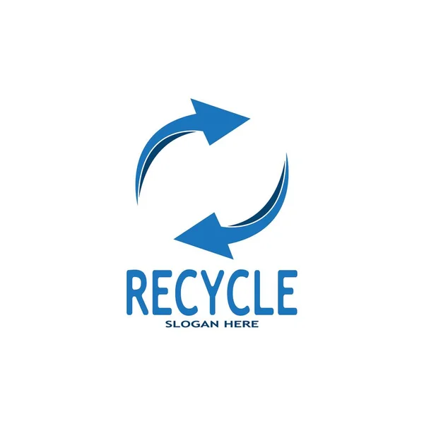 Recycle Icon Recycling Symbol Reuse Vector Graphics Logo — 스톡 벡터