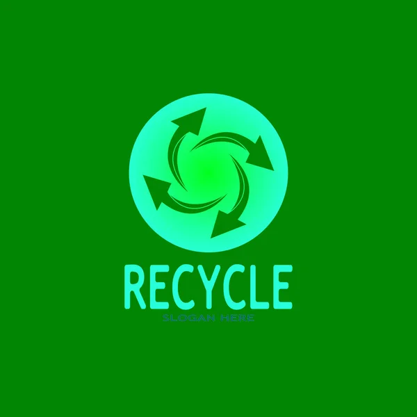 Recycle Icon Recycling Symbol Reuse Vector Graphics Logo - Stok Vektor