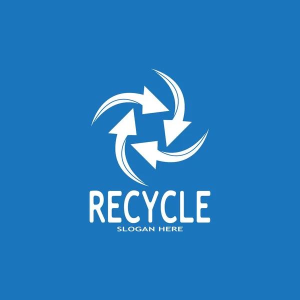 Genbrug Ikon Genbrug Symbol Genbrug Vektor Grafik Logo – Stock-vektor
