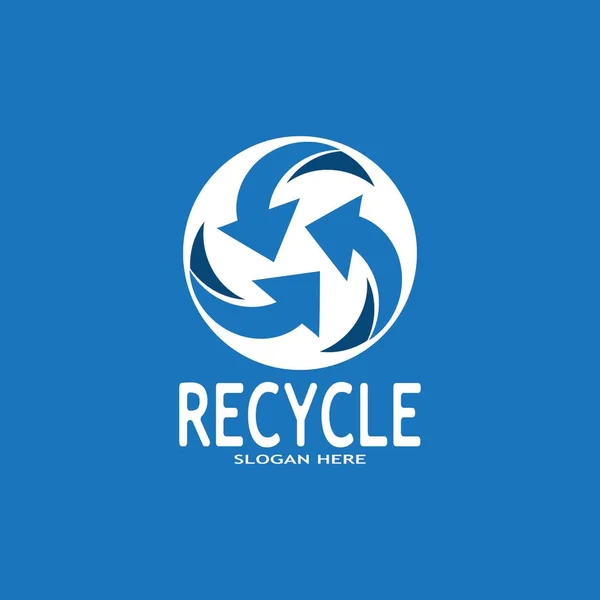 Recycle Icon Переработка Повторное Использование Векторной Графики — стоковый вектор