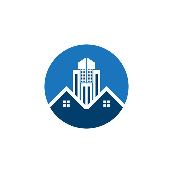 Головна Будівельний Логотип Векторний Шаблон — стоковий вектор