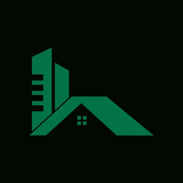Hjem Byggeri Logo Vektor Skabelon – Stock-vektor