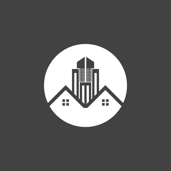 Home Diseño Logo Vector Template — Archivo Imágenes Vectoriales