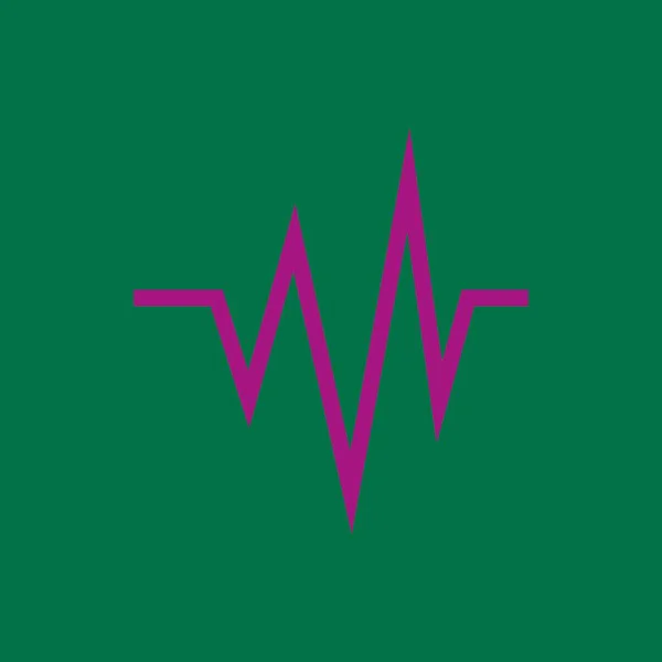 Logo Bătăilor Inimii Sau Logo Liniei Pulsului Pentru Medicina Medicală — Vector de stoc