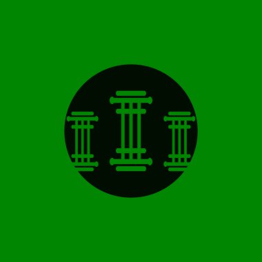 iş sütunu logo vektör simgesi simgesi