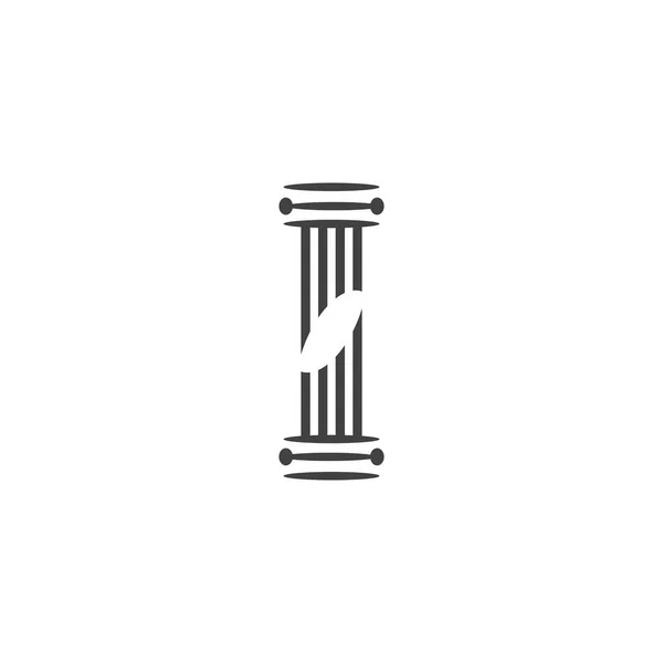 Business Pillar Column Logo Vector Symbol Icon — Stock vektor