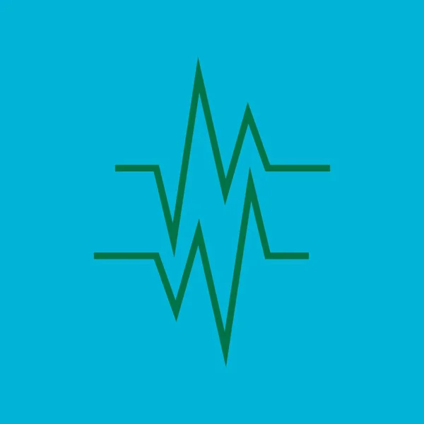 Логотип Серцебиття Або Логотип Імпульсної Лінії Медицини Сучасною Концепцією Векторної — стоковий вектор