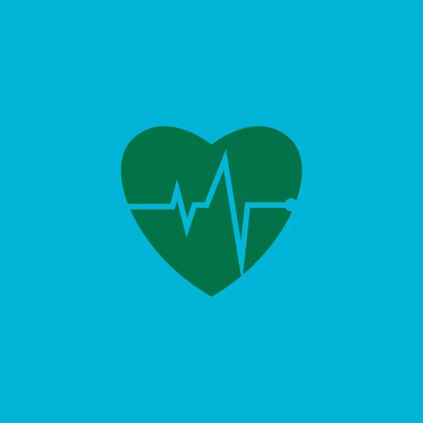 Logo Bicia Serca Lub Logo Linii Pulsu Dla Medycyny Nowoczesną — Wektor stockowy