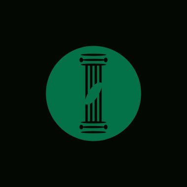 iş sütunu logo vektör simgesi simgesi