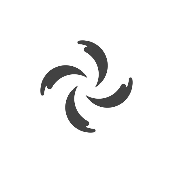 Шаблон Логотипа Векторного Рисунка Вихря — стоковый вектор