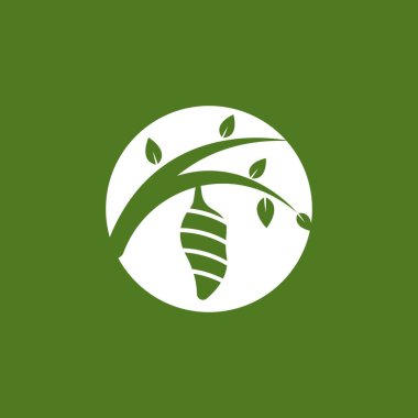 Koza logo vektör çizim şablonu