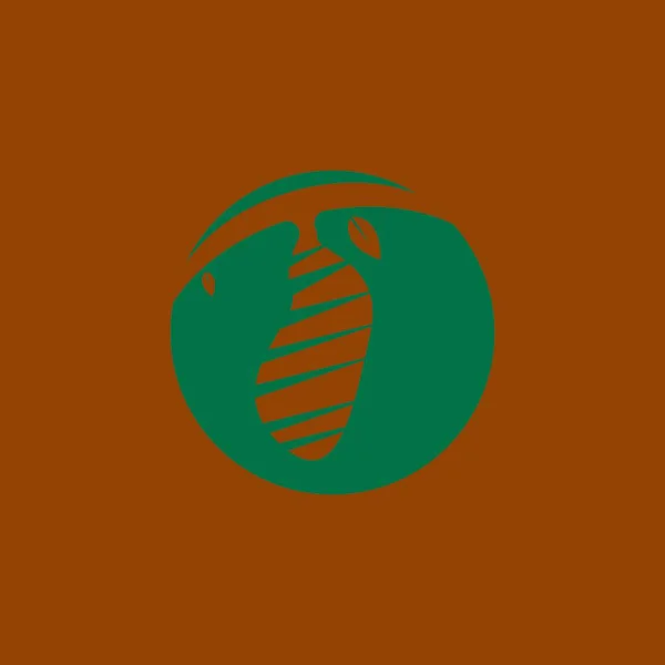 Modèle Conception Illustration Vectorielle Logo Cocoon — Image vectorielle