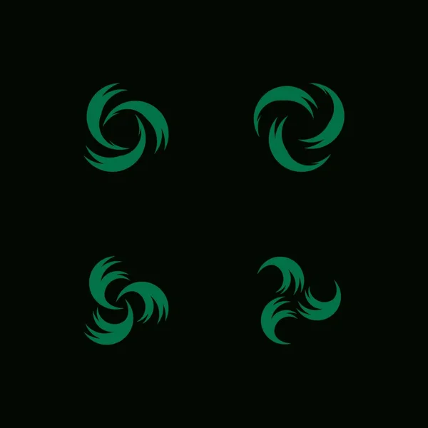 Modèle Logo Icône Illustration Vectorielle Vortex — Image vectorielle