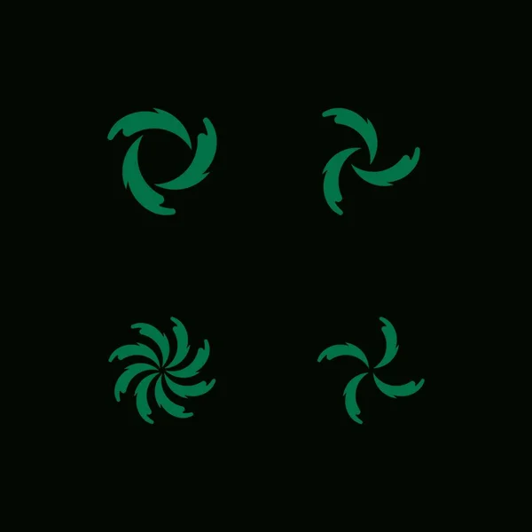 Πρότυπο Λογότυπου Εικονιδίου Σχεδίασης Διανύσματος Vortex — Διανυσματικό Αρχείο