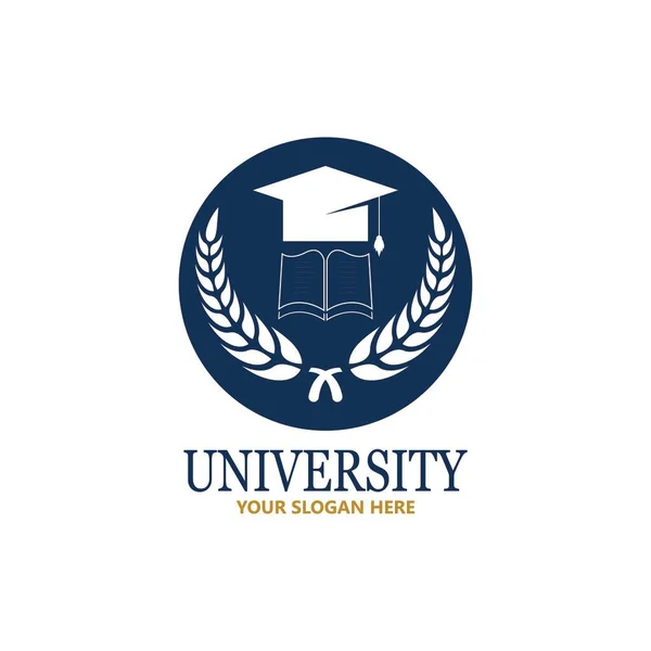 University Academy School Course 디자인 템플릿 — 스톡 벡터