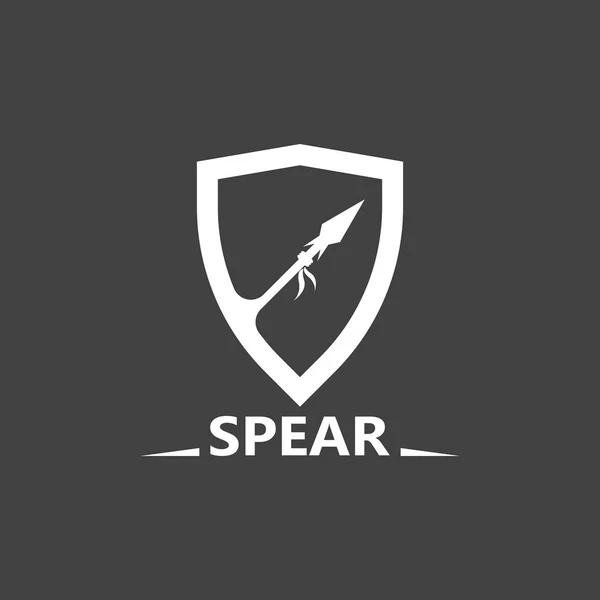 Speer Logo Und Symbolvektor Design Illustration — Stockvektor