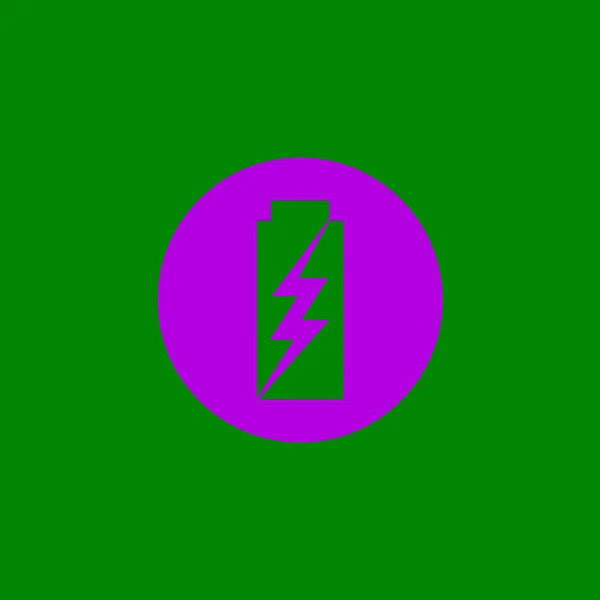 Power Battery Energy Logo Ilustração Vetor —  Vetores de Stock