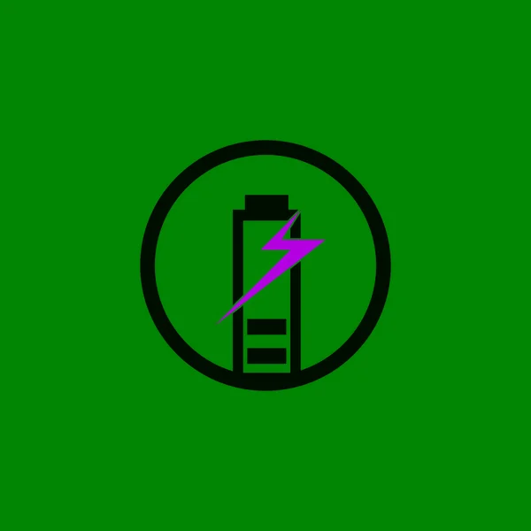 Energía Energía Batería Logo Vector Ilustración — Vector de stock