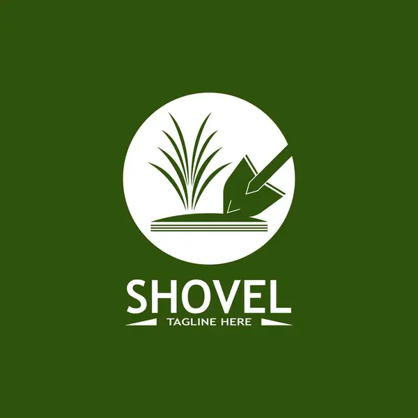 Shovel图标矢量标志设计模板 — 图库矢量图片