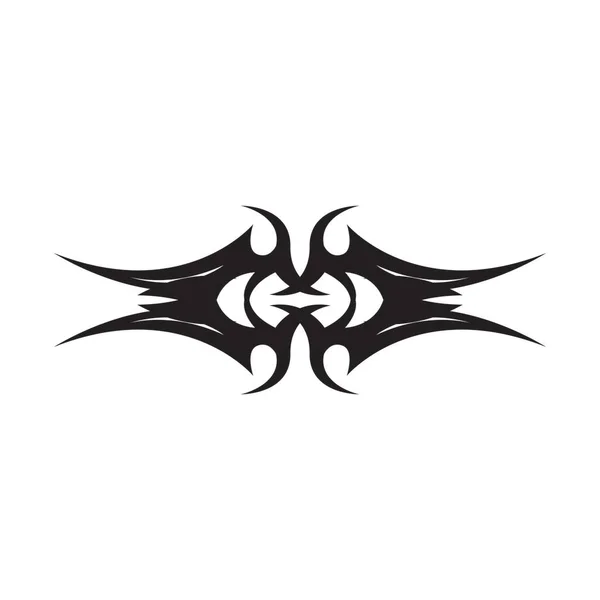 Абстрактный Шаблон Татуировки Чёрного Племени — стоковый вектор