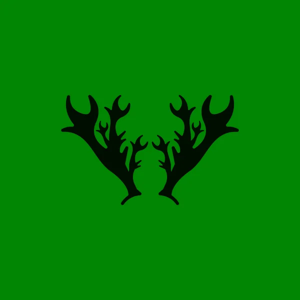 Deer Antlers Logo Template Ilustração Design —  Vetores de Stock