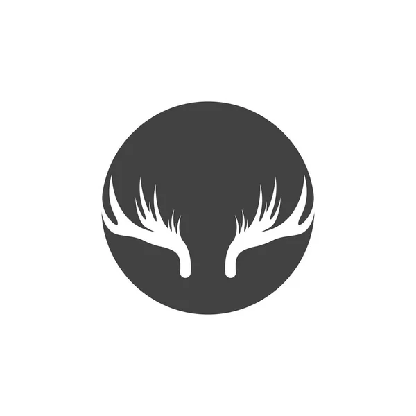 Дизайн Логотипа Оленьих Рогов — стоковый вектор