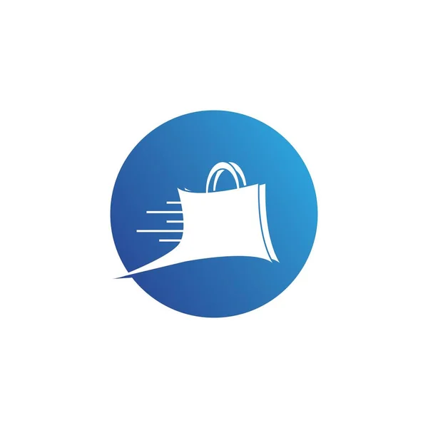 Nákupní Taška Ilustrační Logo — Stockový vektor