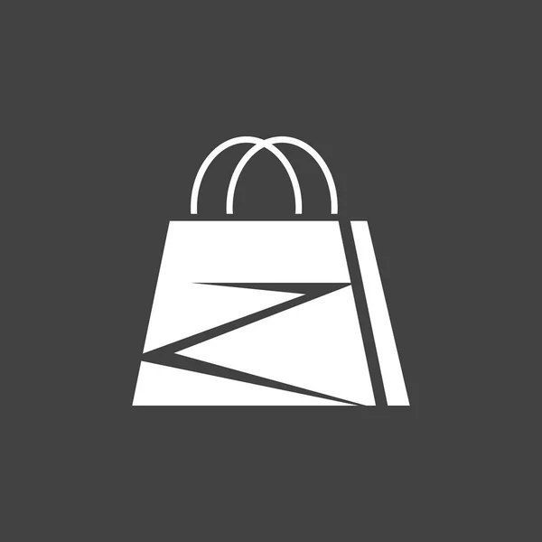 Einkaufstasche Illustration Logo — Stockvektor