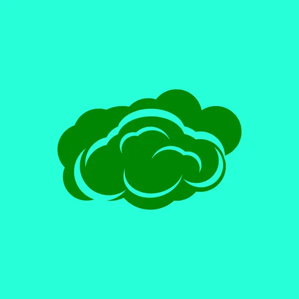 Хмарний Техно Логотип Векторний Шаблон — стоковий вектор
