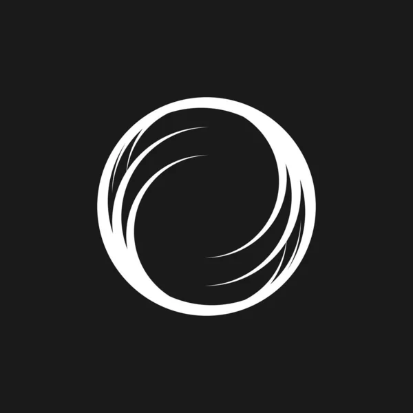 Вихровий Кільцевий Вихровий Абстрактний Логотип Вектор — стоковий вектор