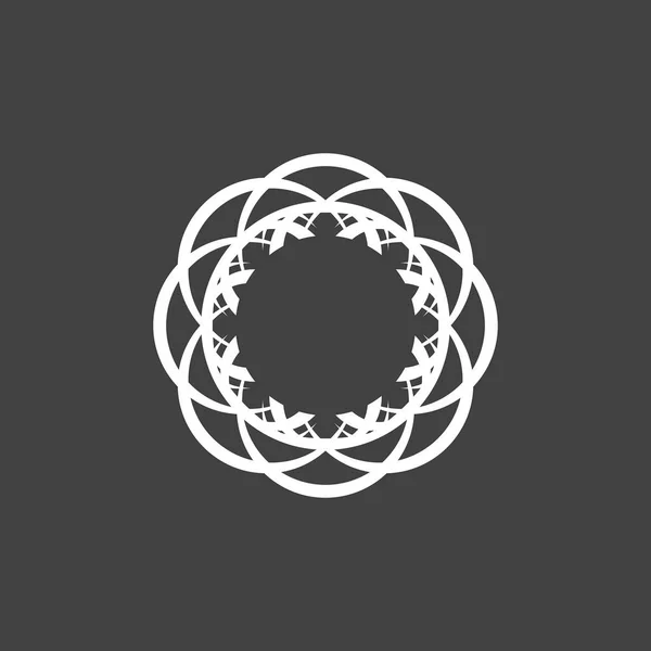 Kreis Ring Wirbel Abstraktes Logo Vektor — Stockvektor