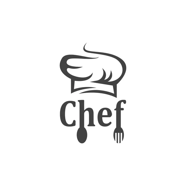 Cappello Chef Icona Simbolo Modello Vettoriale — Vettoriale Stock