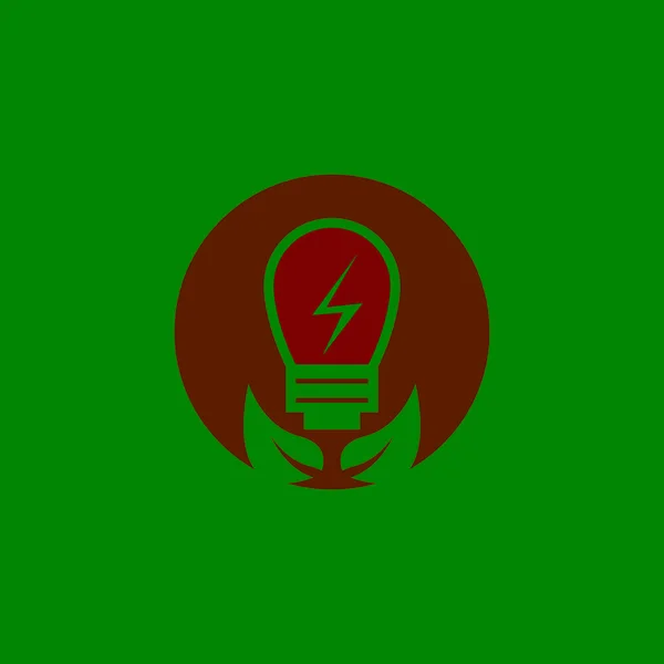 Illustration Modèle Vecteur Logo Énergie Eco Power — Image vectorielle