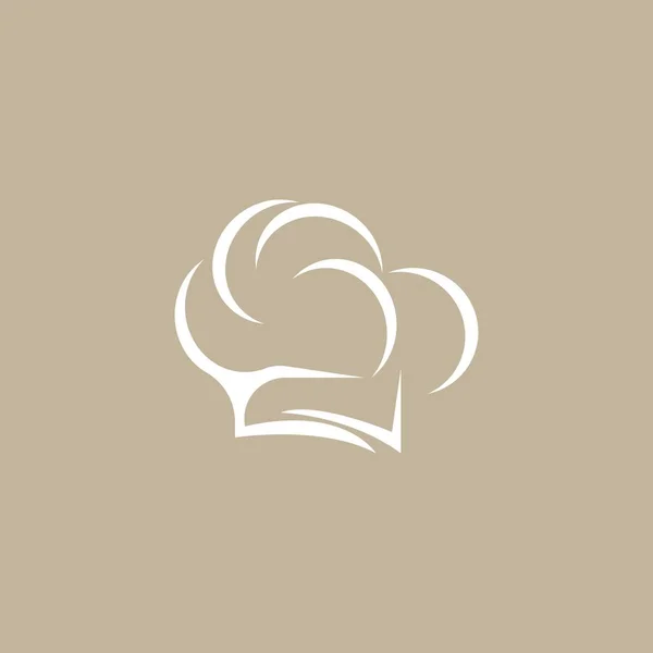 Modèle Vectoriel Icône Symbole Chef Chapeau — Image vectorielle