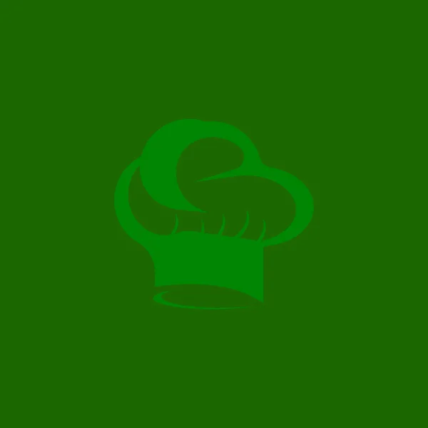 Modèle Vectoriel Icône Symbole Chef Chapeau — Image vectorielle
