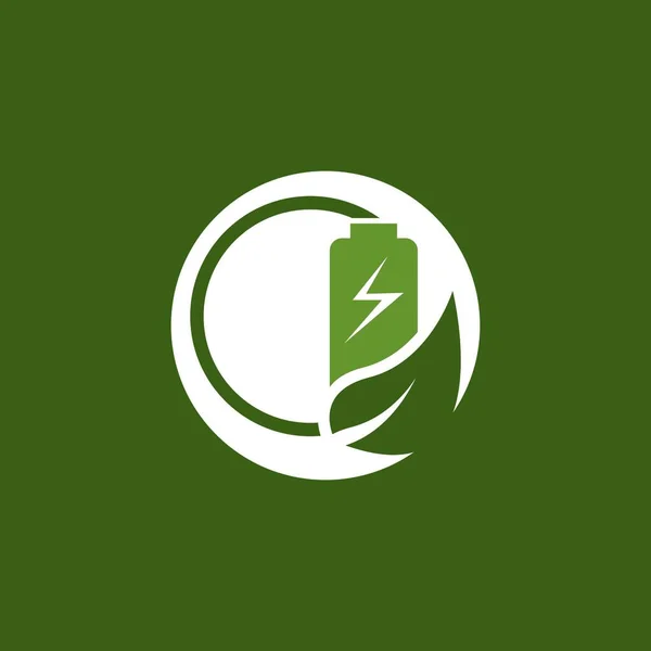 Екоенергія Логотип Векторні Ілюстрації — стоковий вектор
