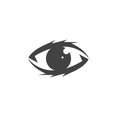 Göz sağlığı logo vektör şablonu