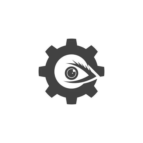 Шаблон Векторного Логотипу Охорони Здоров Очей — стоковий вектор